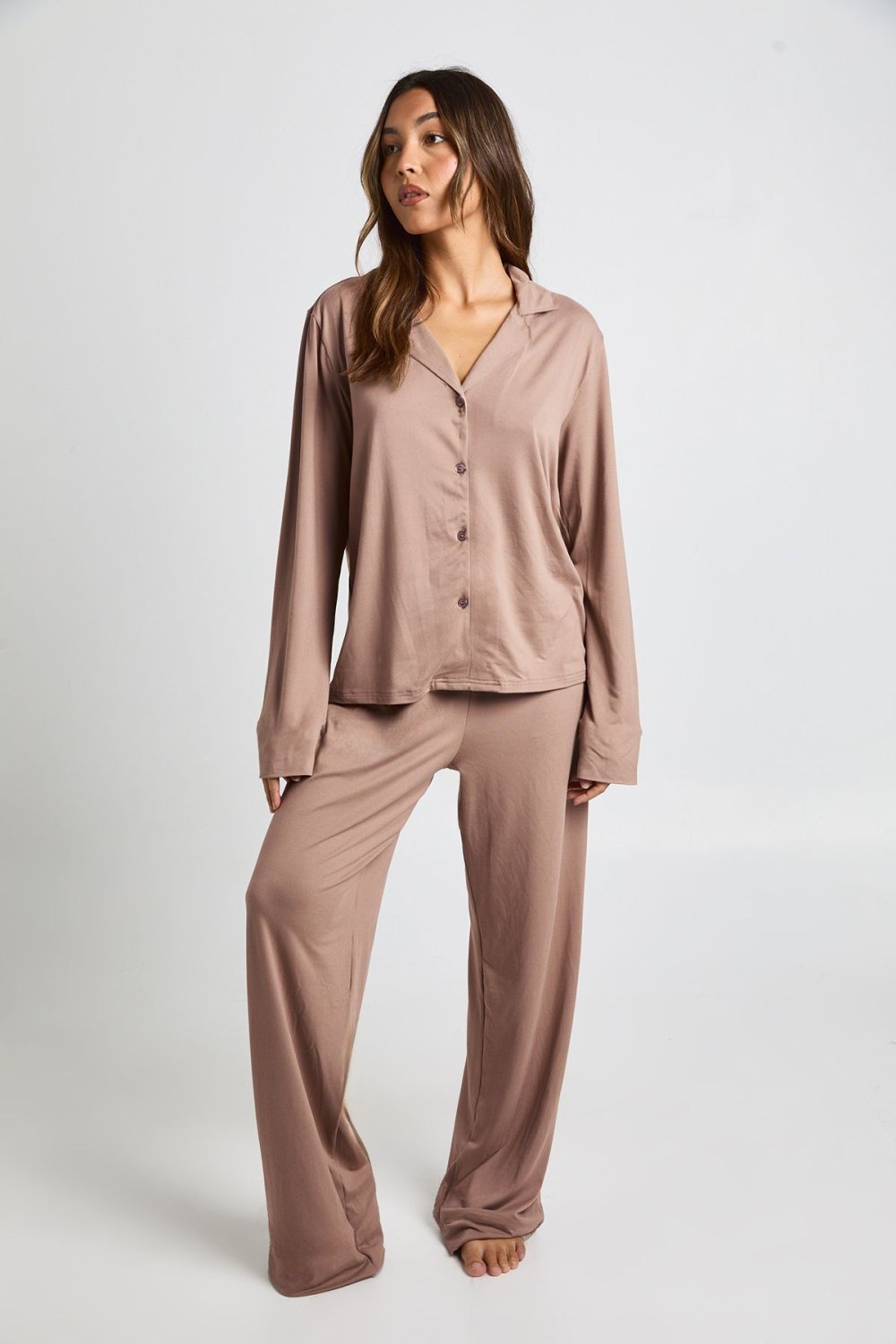 Pyjama chemise w sarwal f satin