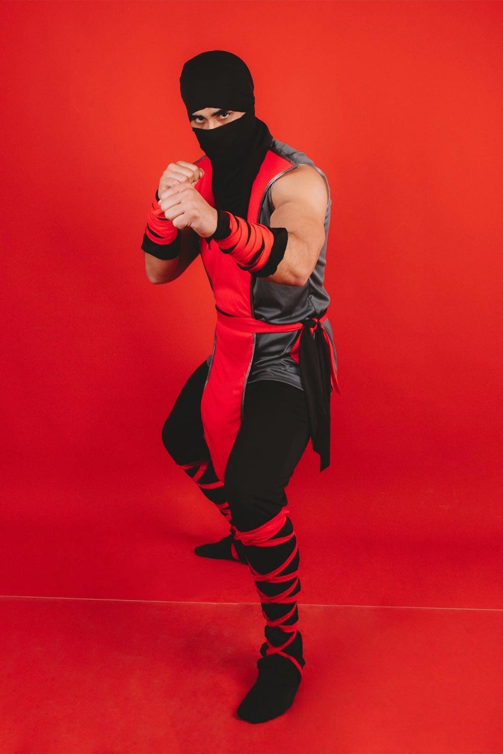 Déguisement dyal ninja k7el w 7mer