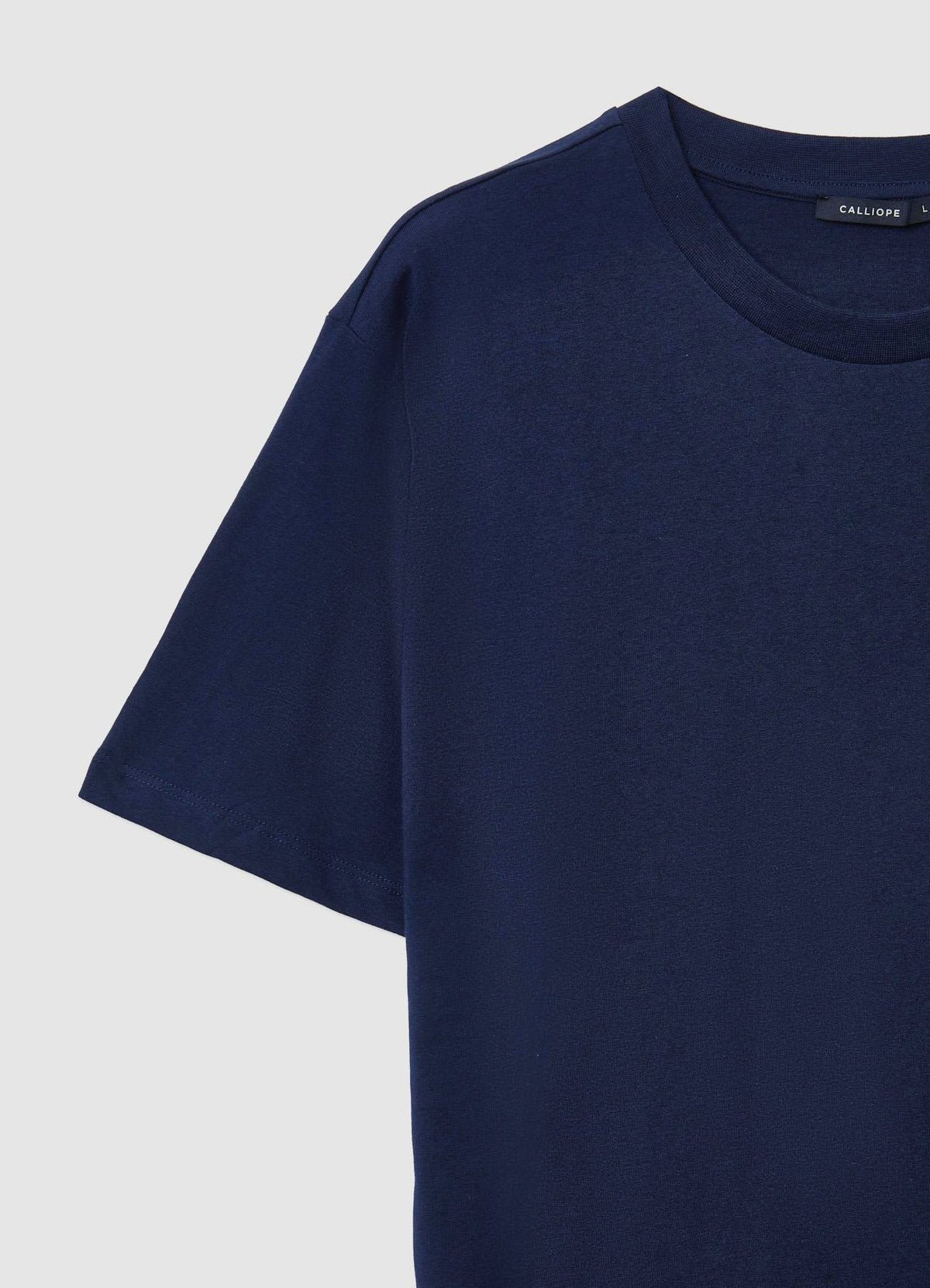 Plain crew-neck T-shirt