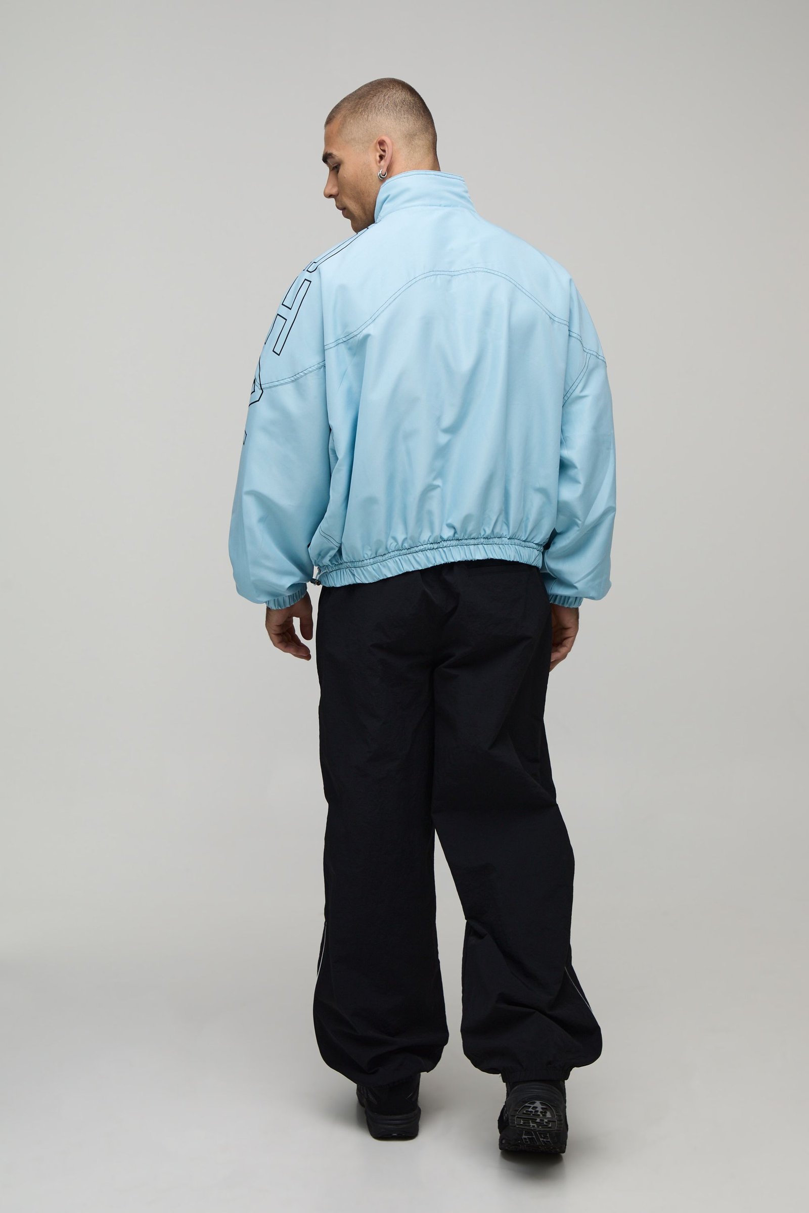 Veste de sport oversize à grand graphique