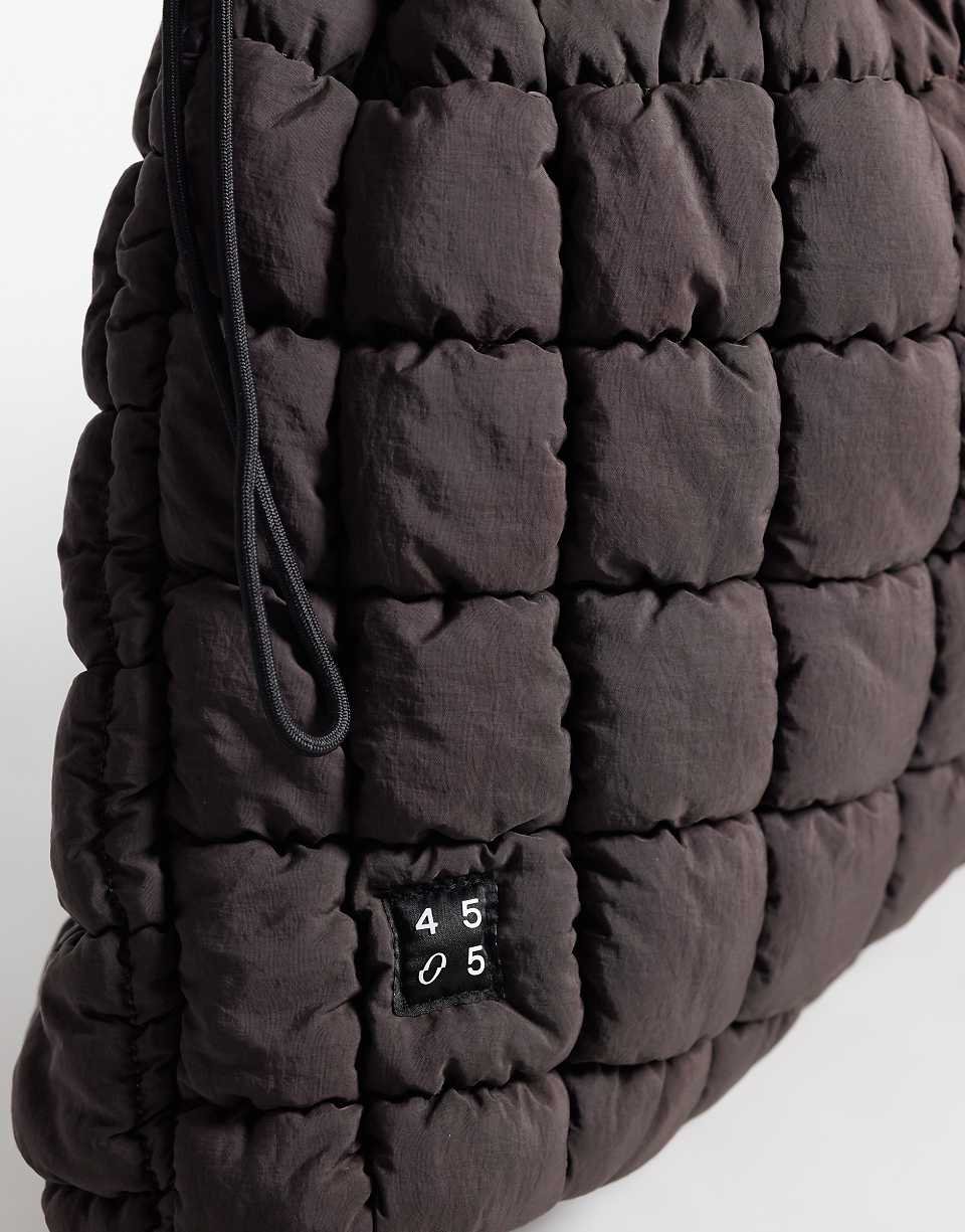 Oversized quilted gym tote bag