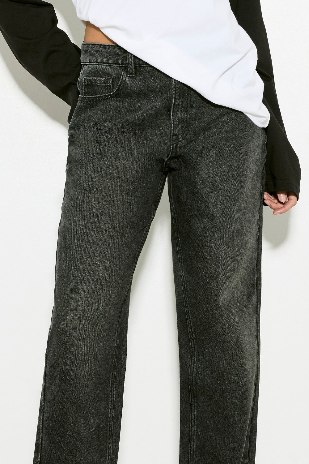 Jean mom taille haute k7el delavé