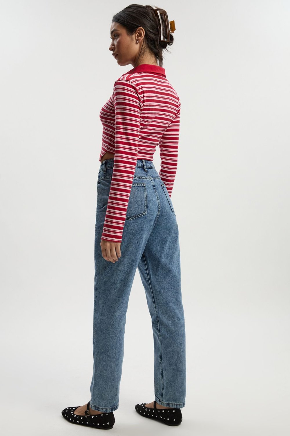 Jean mom taille haute zre9 vintage