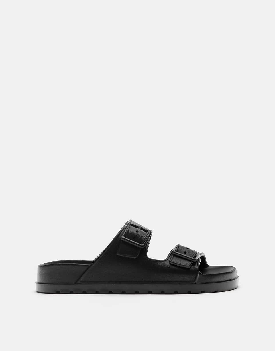 Sandales à boucles - Noir