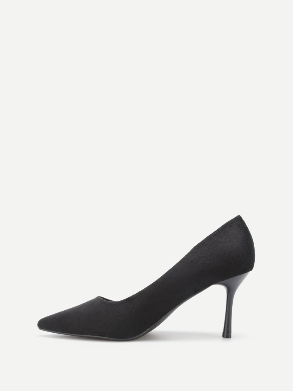 Escarpins pointus f suédine talon mat, khal