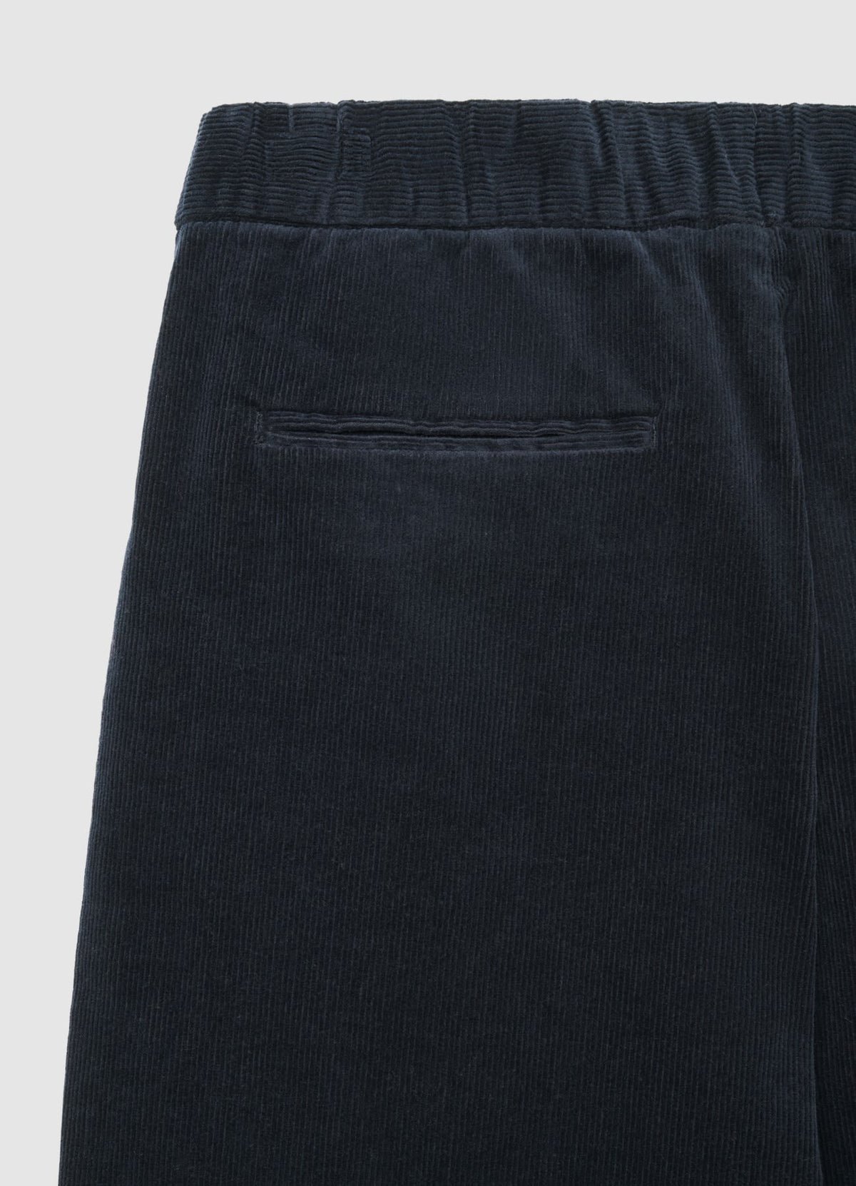 Straight drawstring trousers