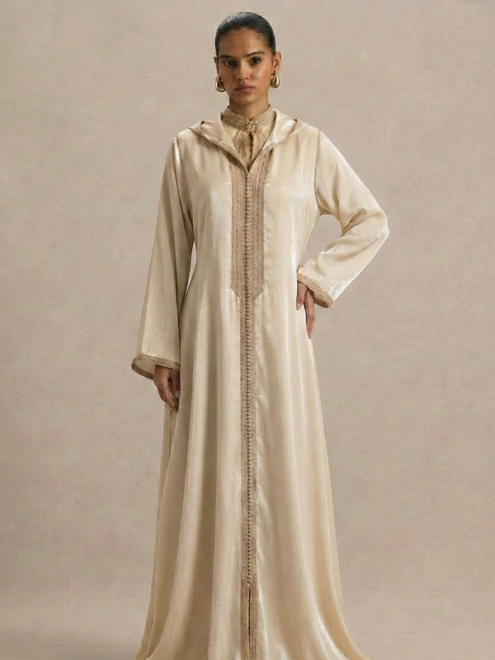 Djellaba de mariée et pantalon