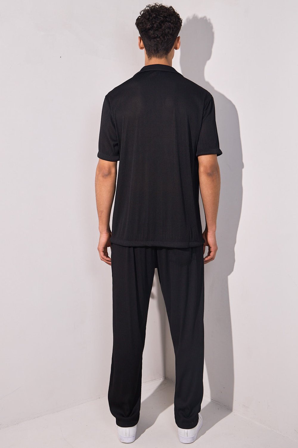 Ensemble chemise w pantalon plissé k7el
