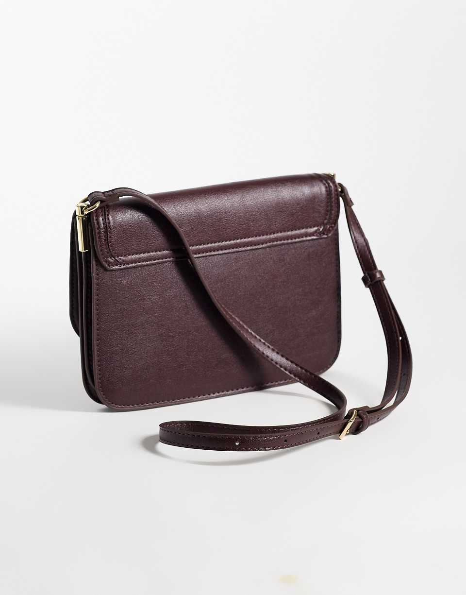 Sac bandoulière bordeaux