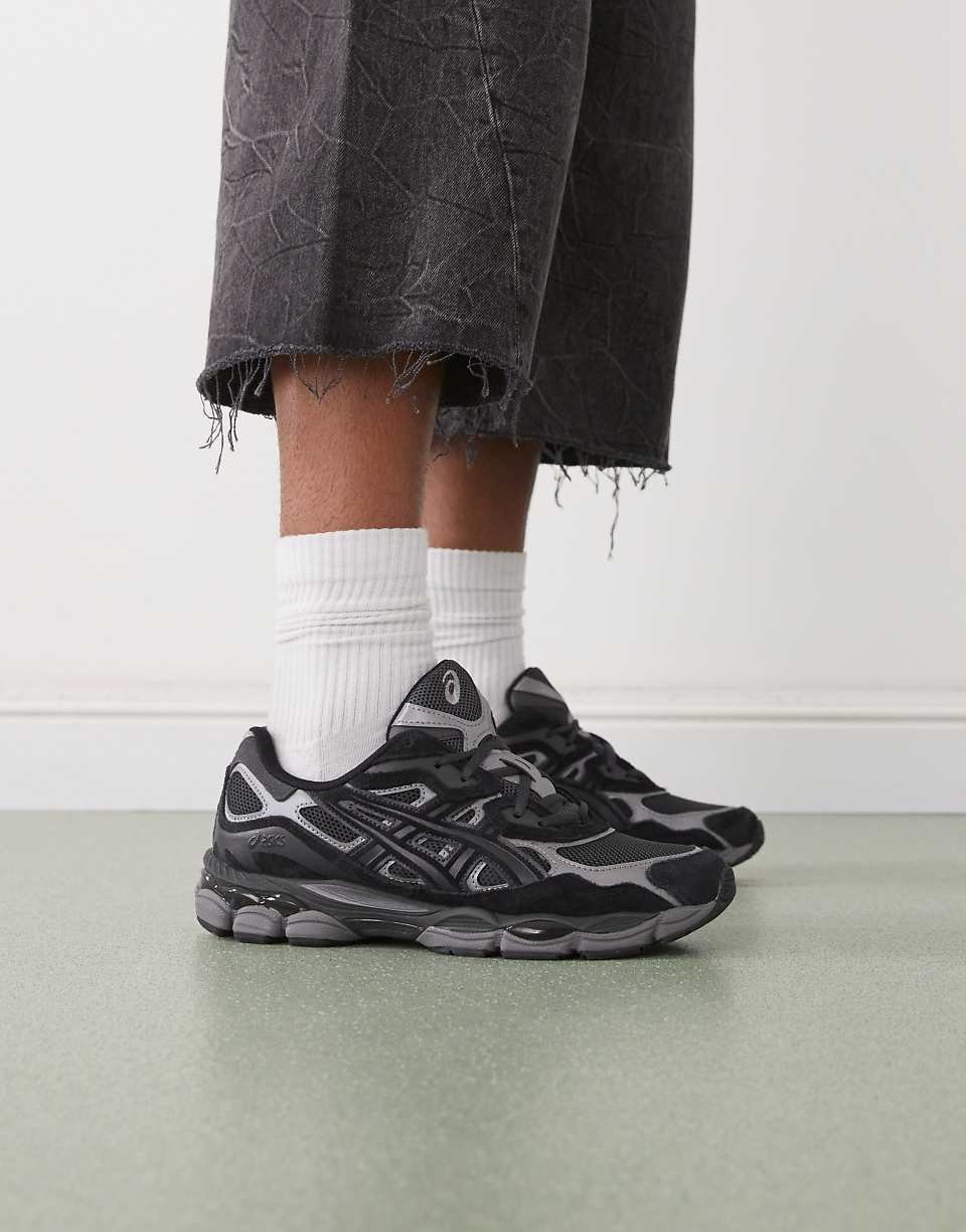 Gel-NYC trainers in grey and black