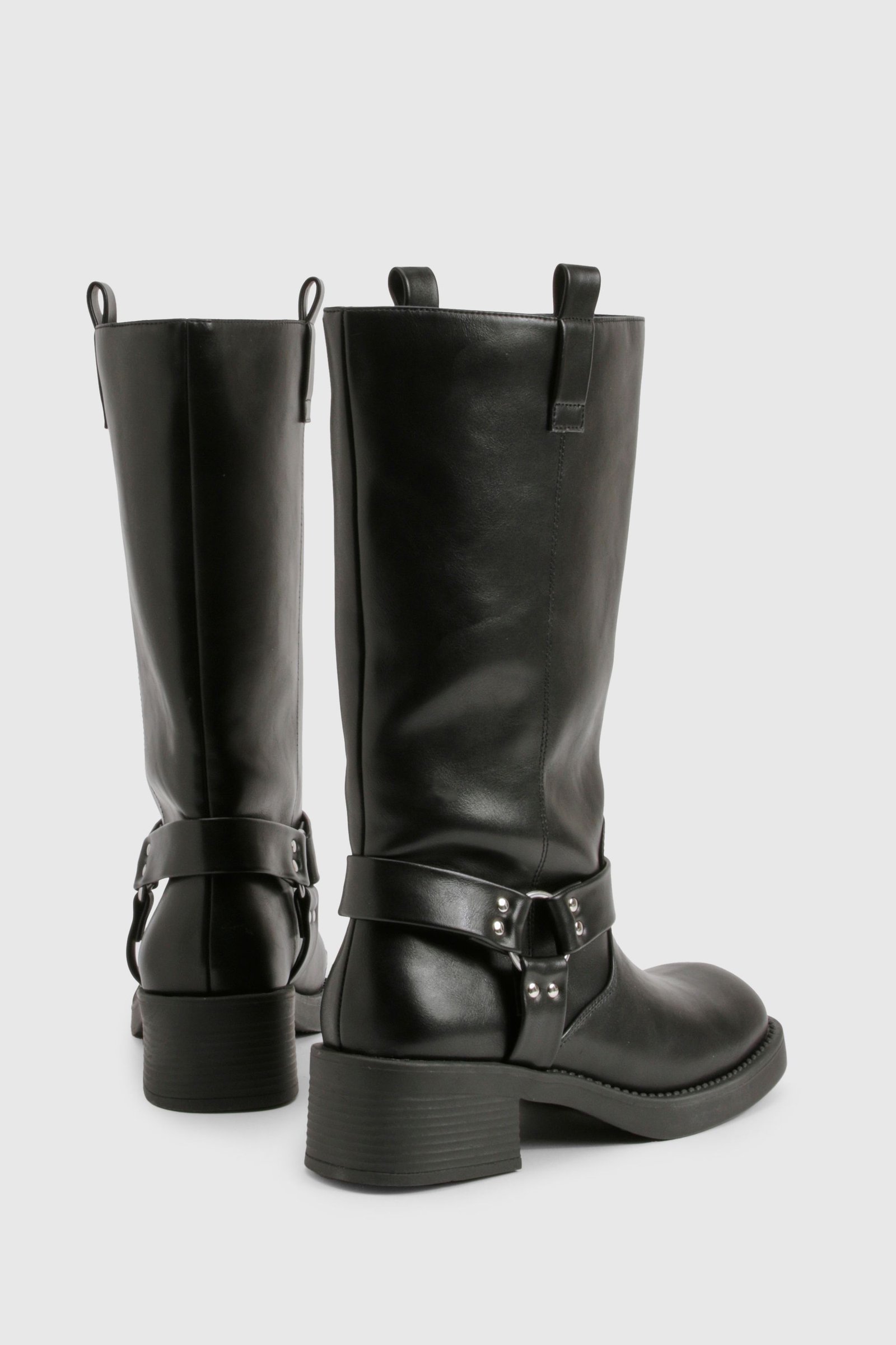 D-ring biker boots