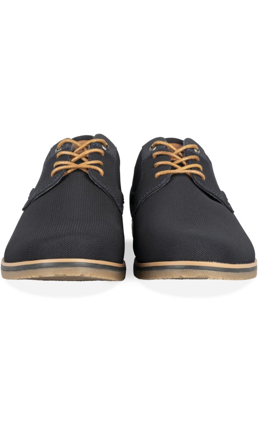 Derbies sport lacets camel bleu marine