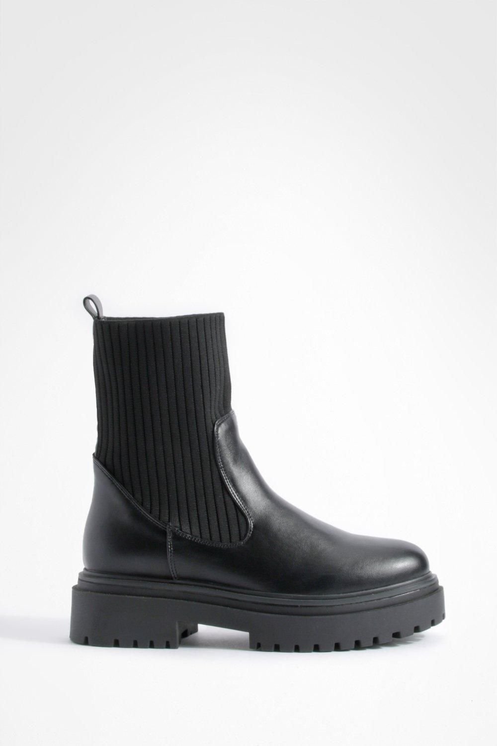 Bottines Chelsea triko b semelle ghlida