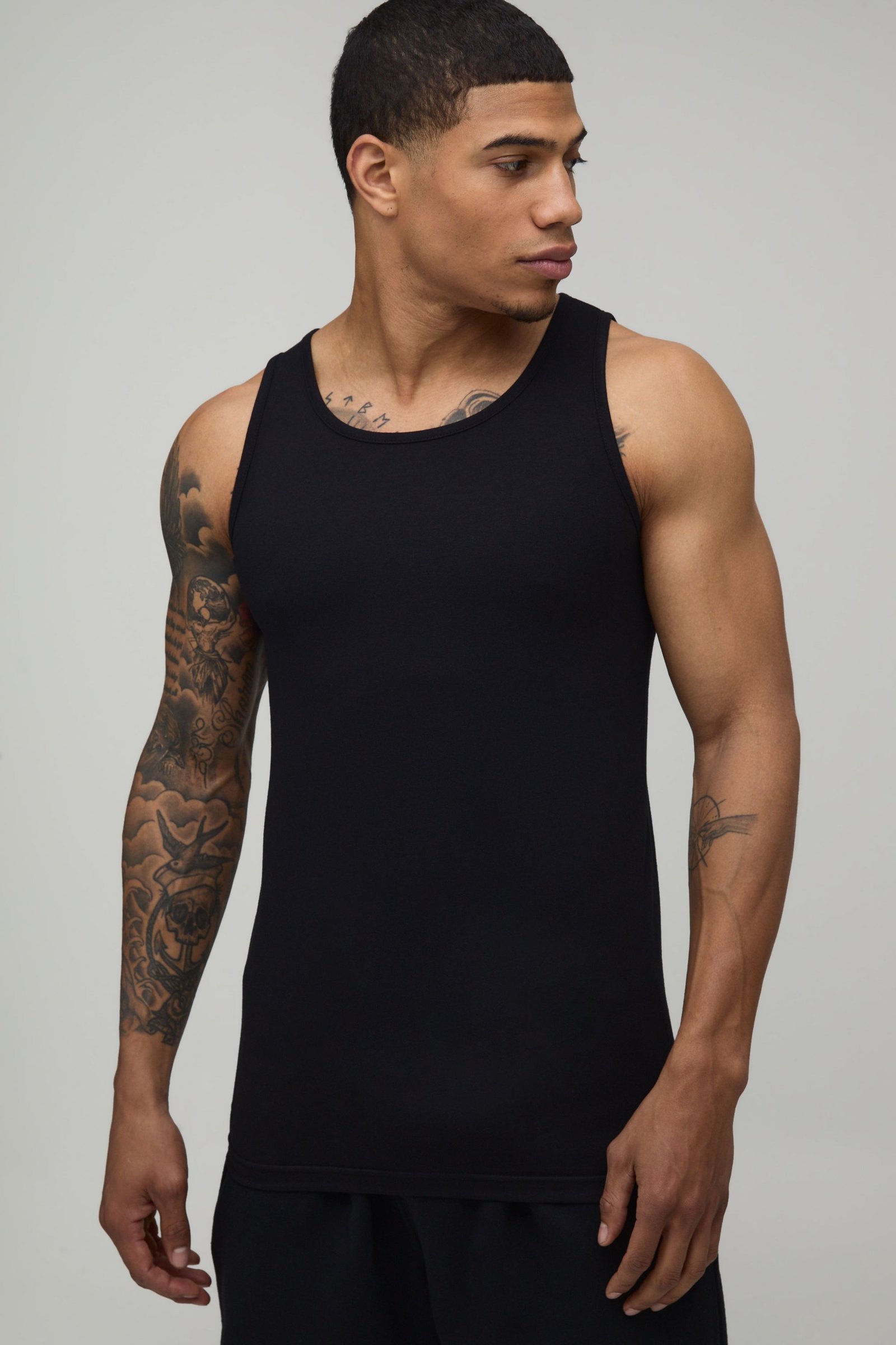 Débardeur Ajusté Basique Muscle Fit