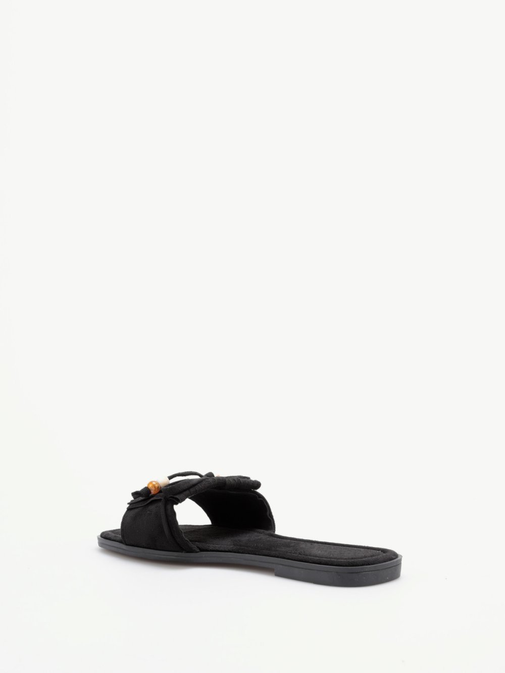 Mules suédine b franges w perles k7lin