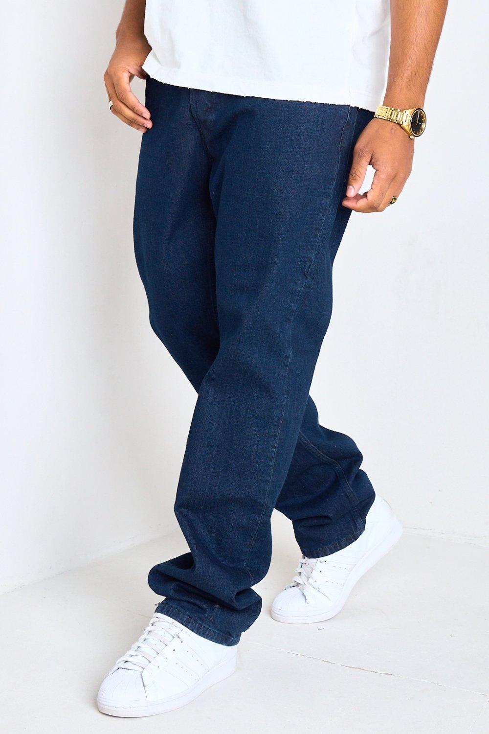 Jean coupe droite bleu foncé