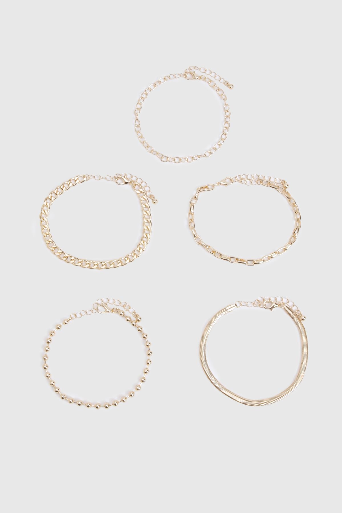 Lot dial 5 bracelets chaine