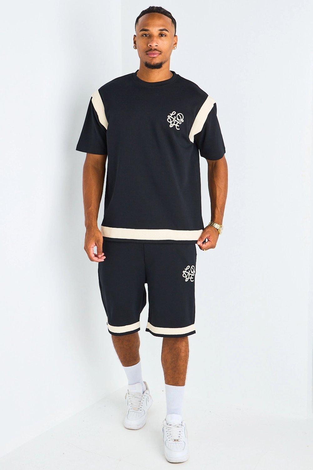 Ensemble t-shirt w short LOVE k7el