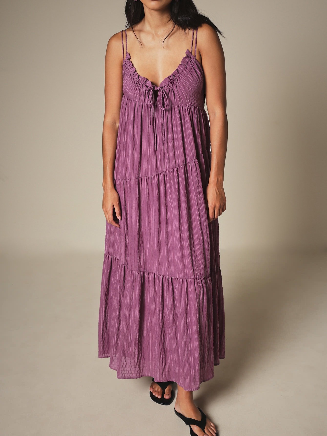 Robe twila boho b volants tbaqat