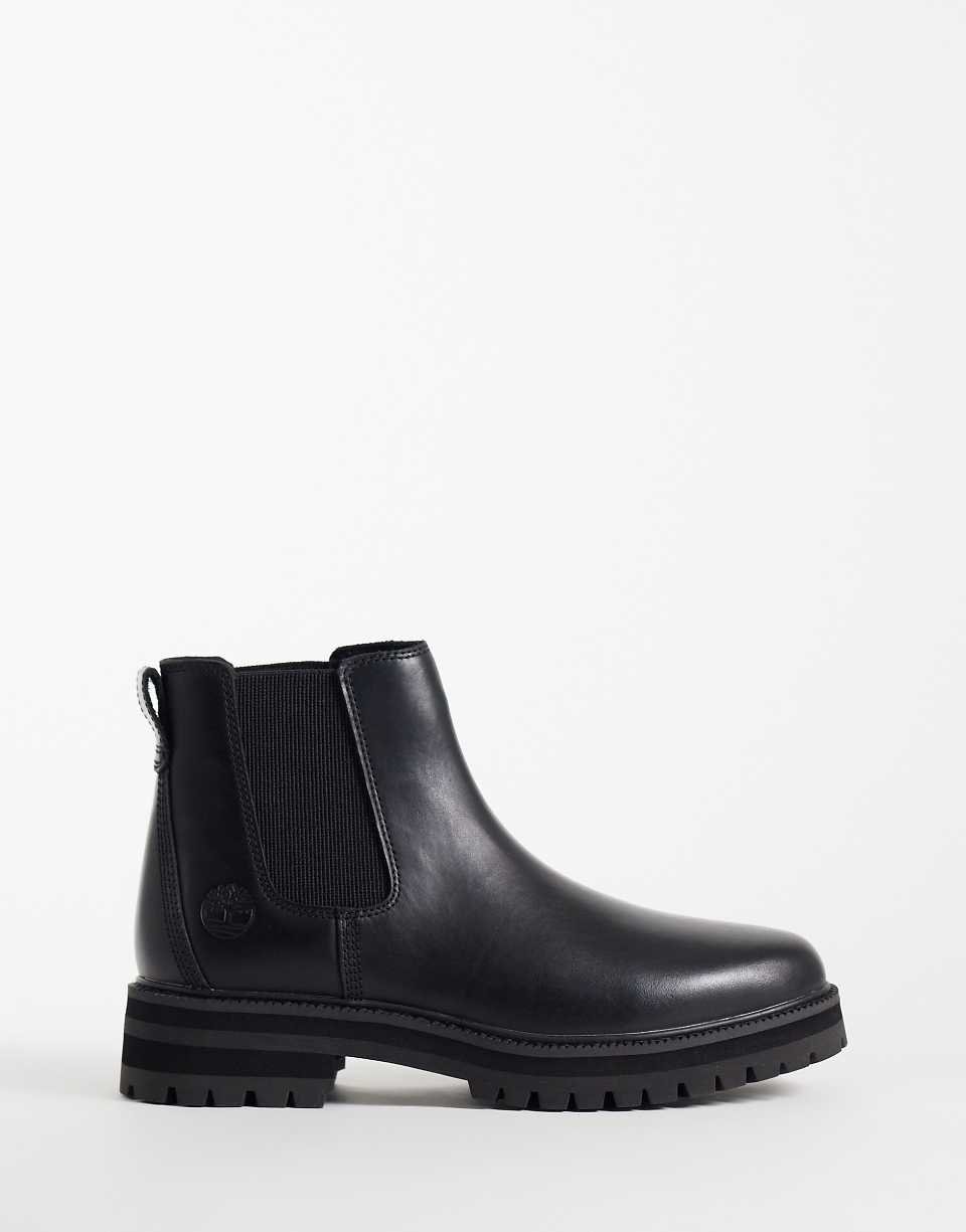 Bottine Chelsea mi-haute noire
