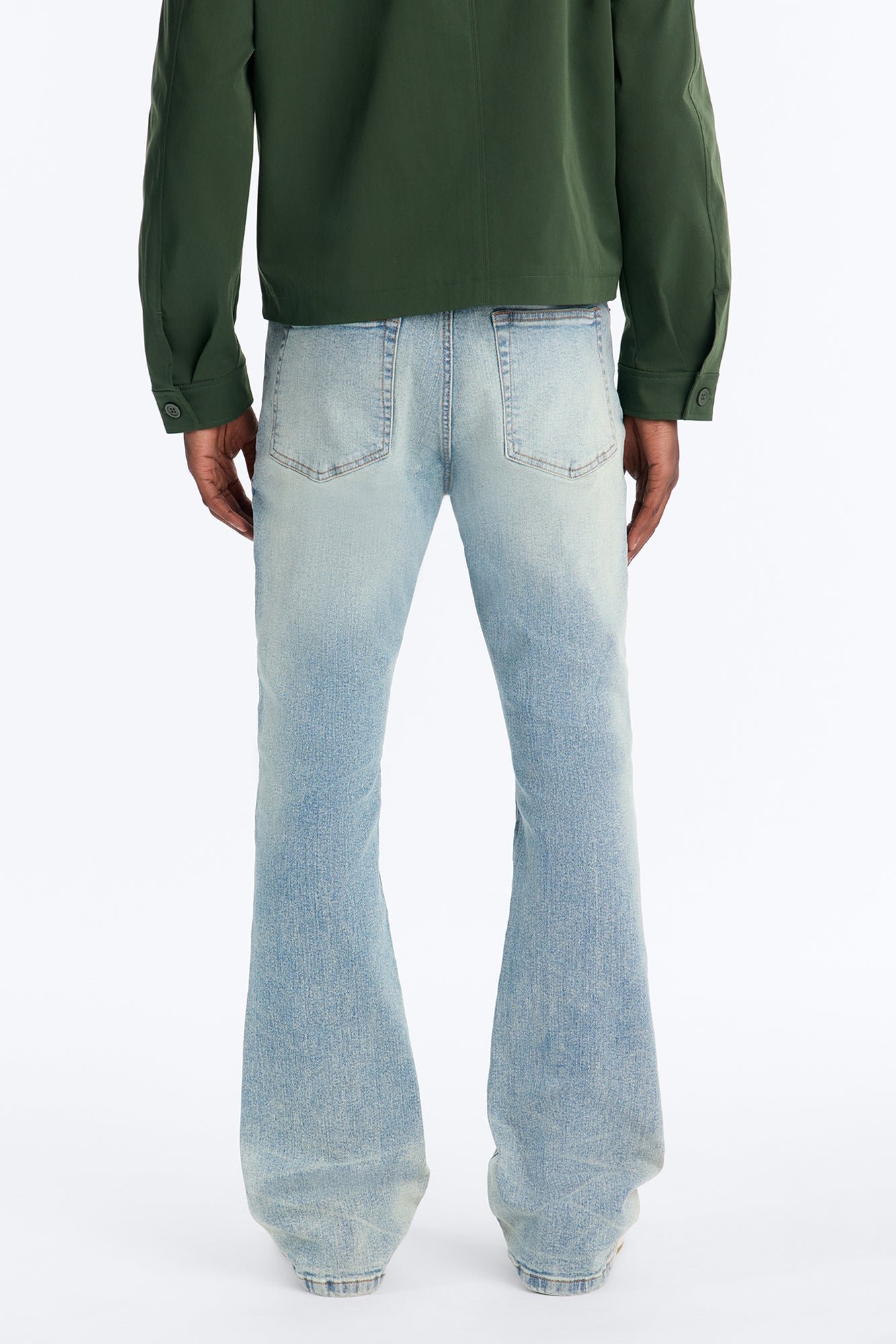 Essential Stacked Skinny Flare Stretch Jeans