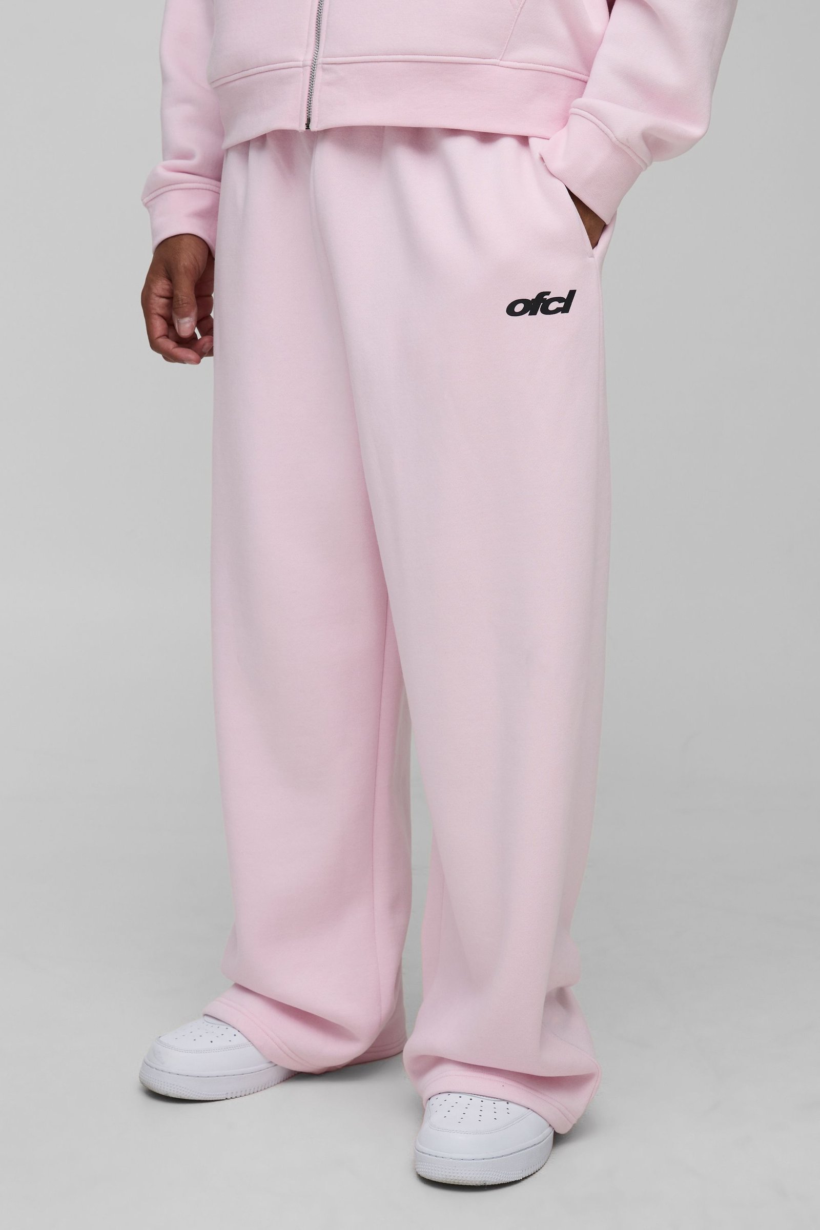 Jogger homme pastel à jambe large