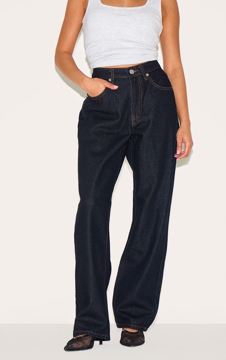 Jean droit taille haute - Petite