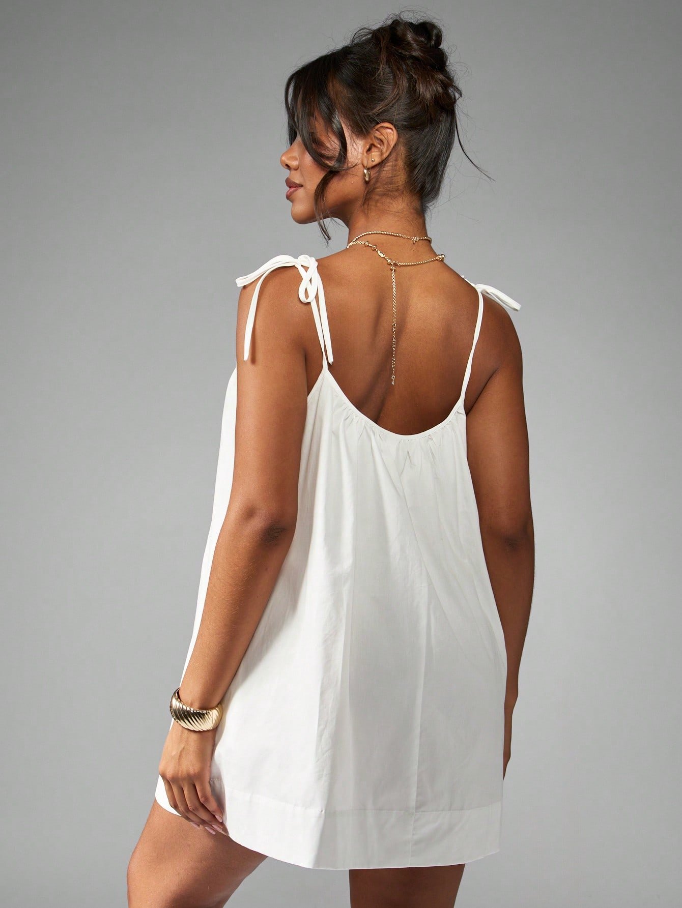 Cotton summer mini dress