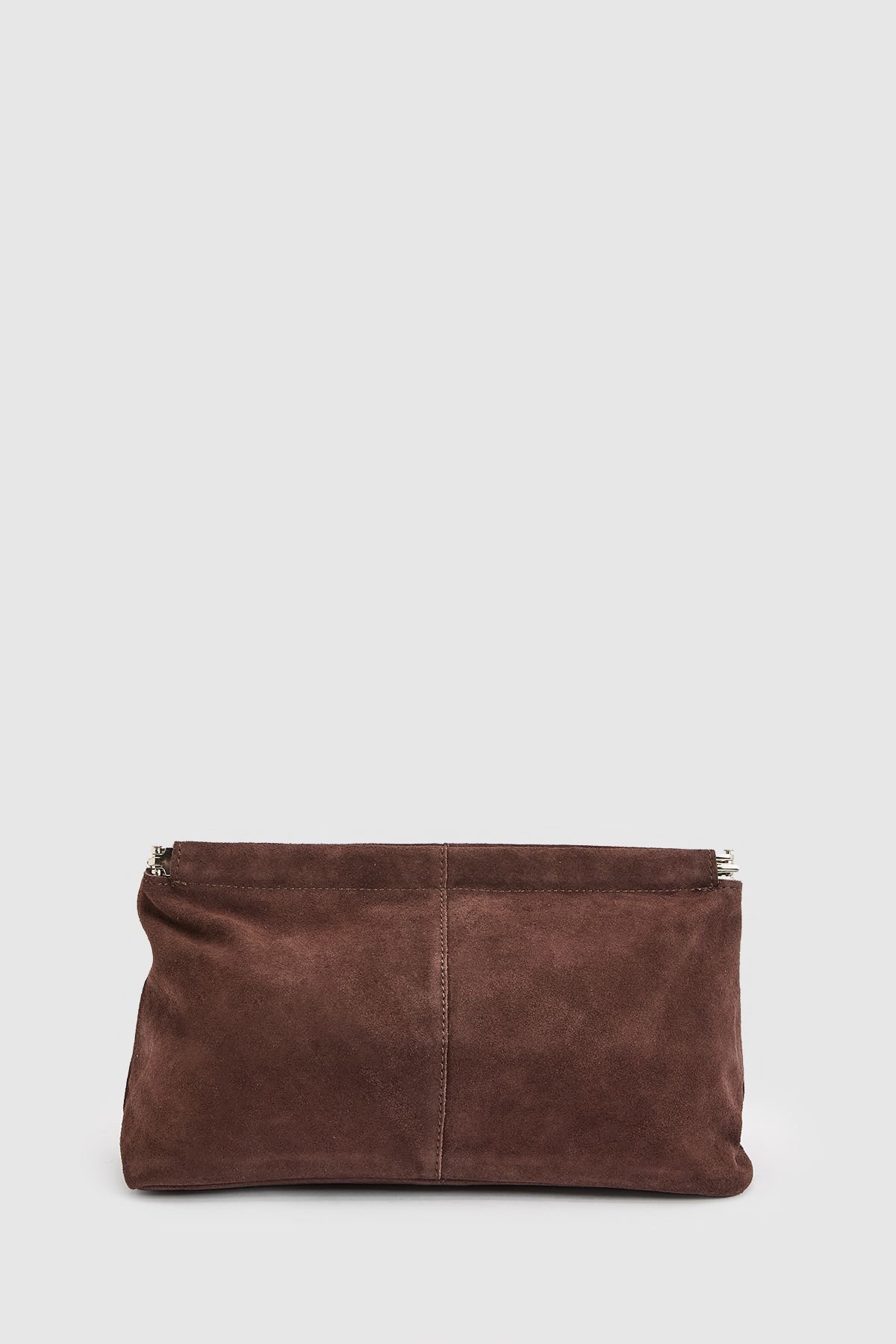 Pochette enveloppe b daim - Chocolat