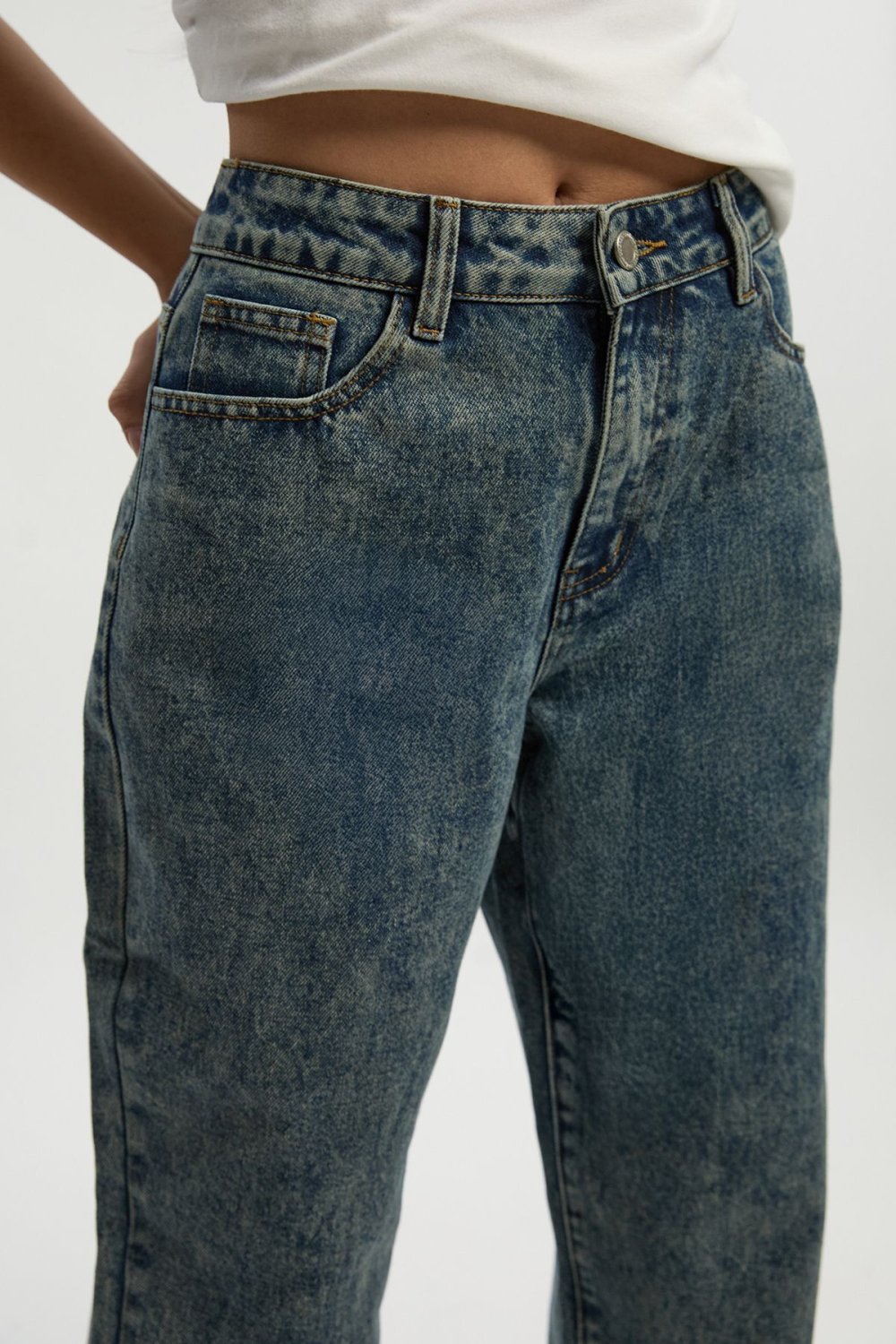 Jean droit b ourlet mf9ou9 zre9 vintage