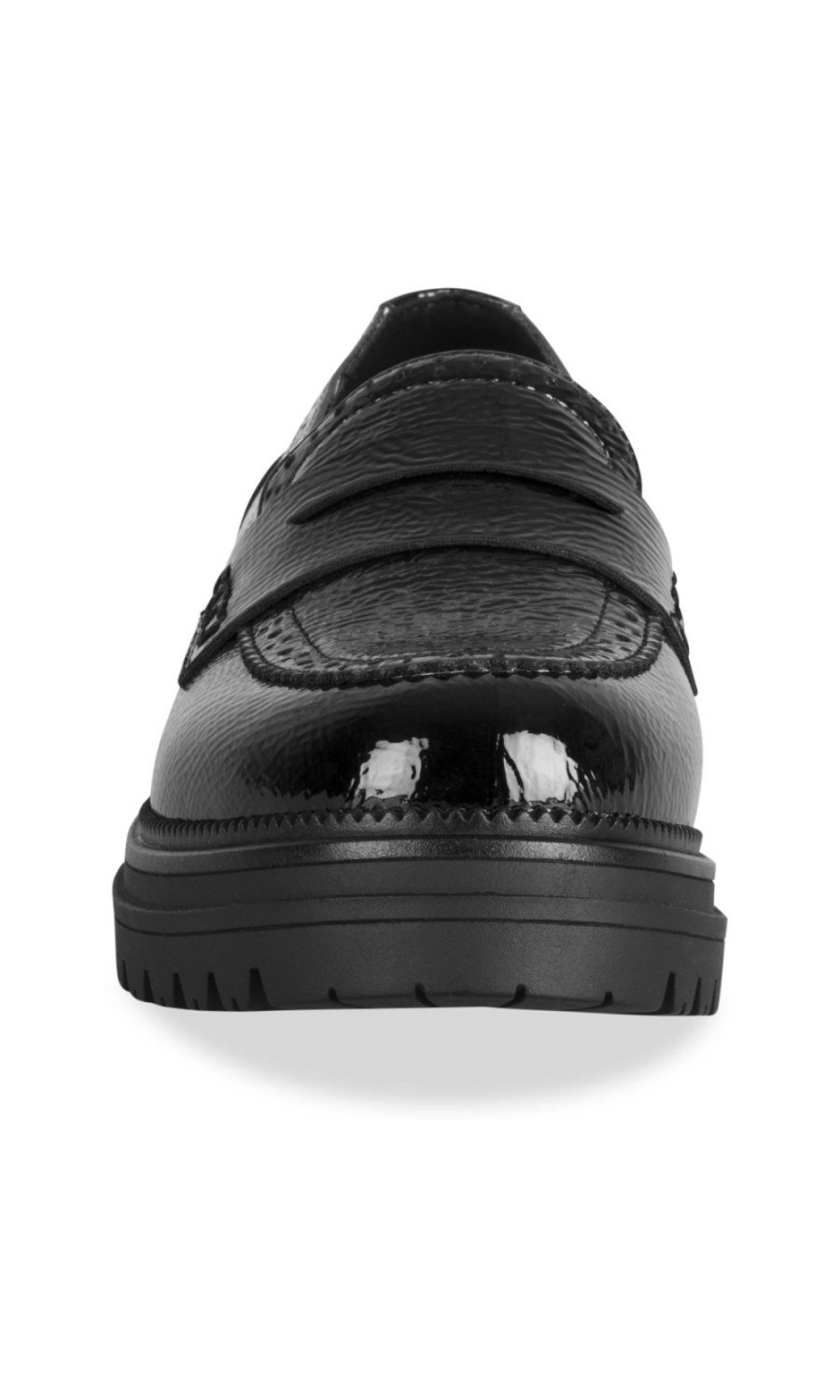 Mocassins vernis b semelle crantée k7lin