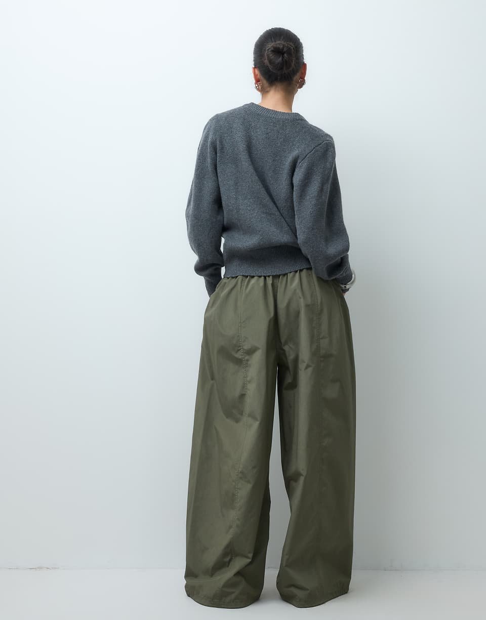 Pantalon bouffant à enfiler - Kaki