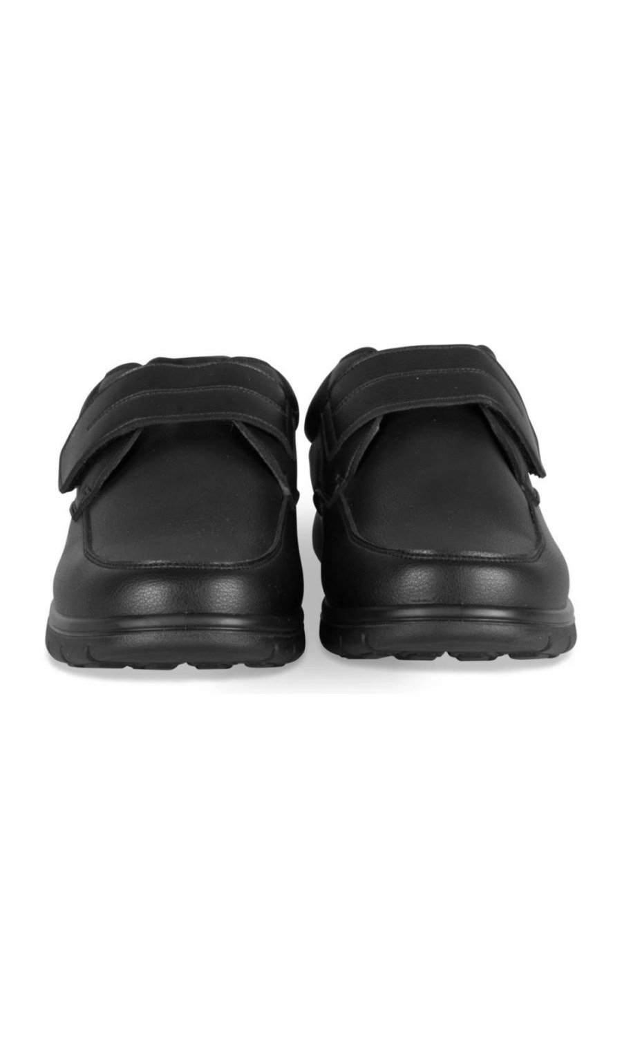 Chaussures de ville à scratch noires