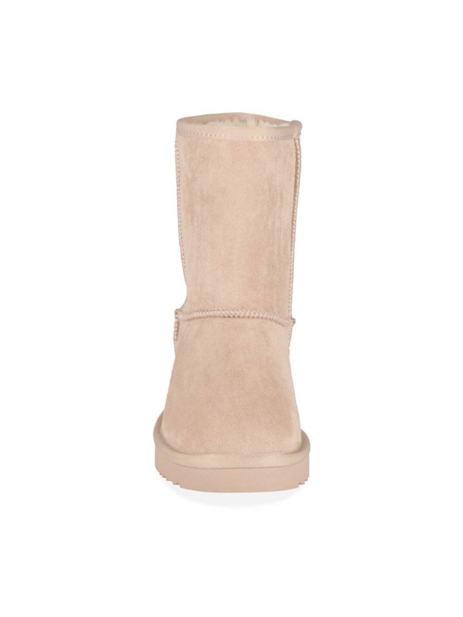 Boots b suédine beige