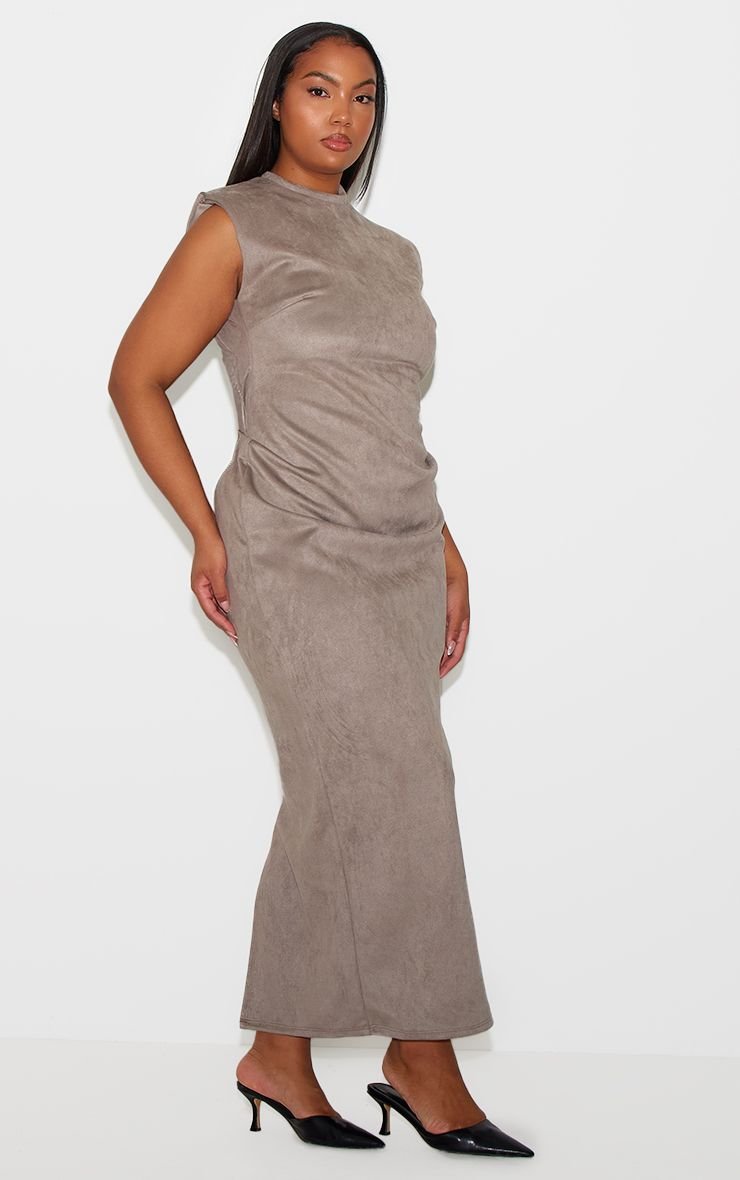 Robe twila bla kmam suédine - Taille kbira