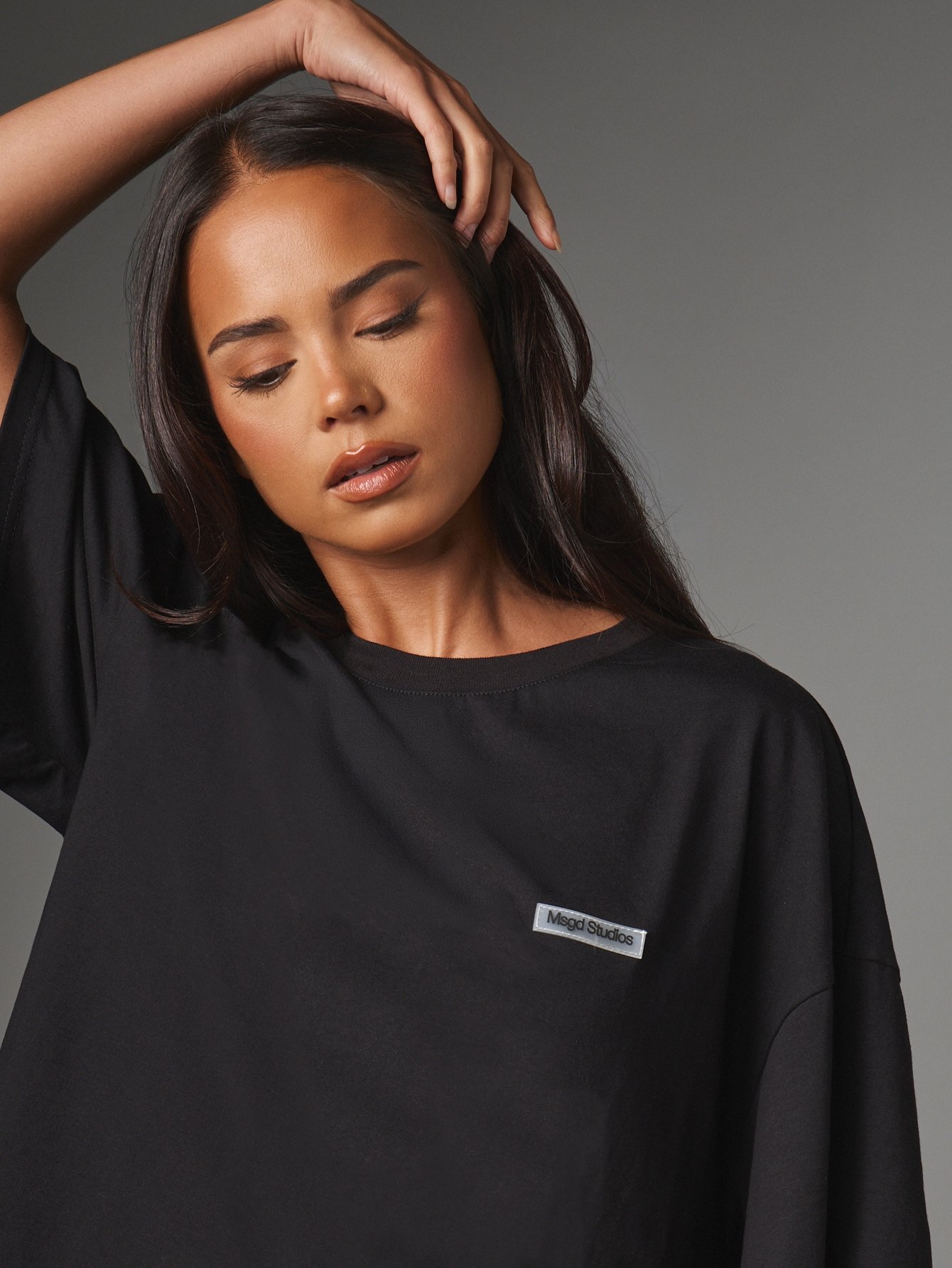T-shirt oversize logo poitrine