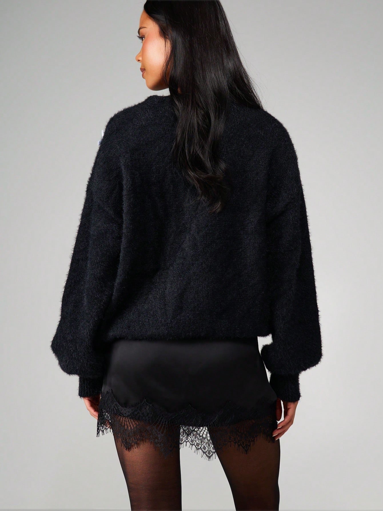 Pull Noël oversize tricot moelleux b fyoukat