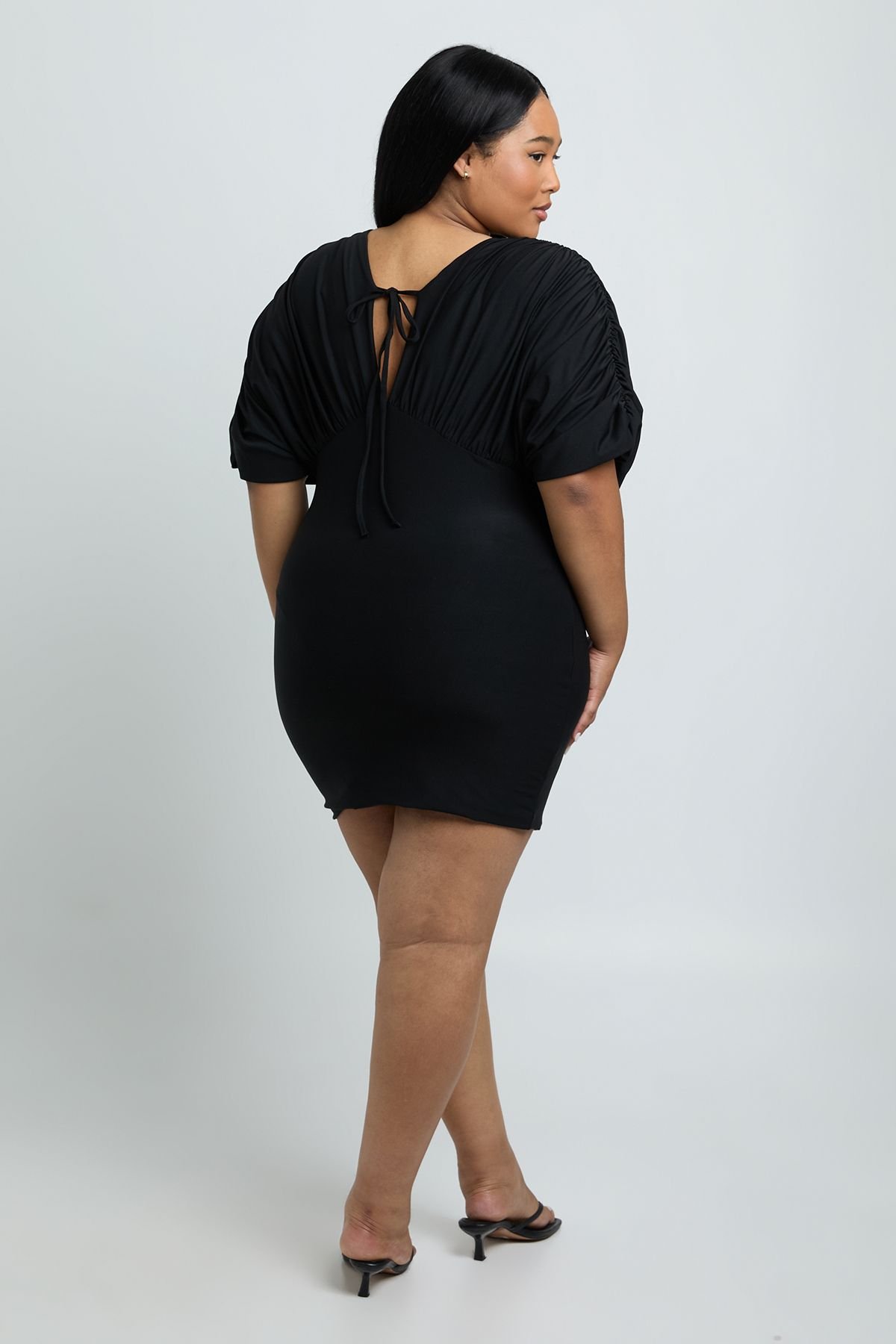 Robe à manches chauve-souris - Grande taille