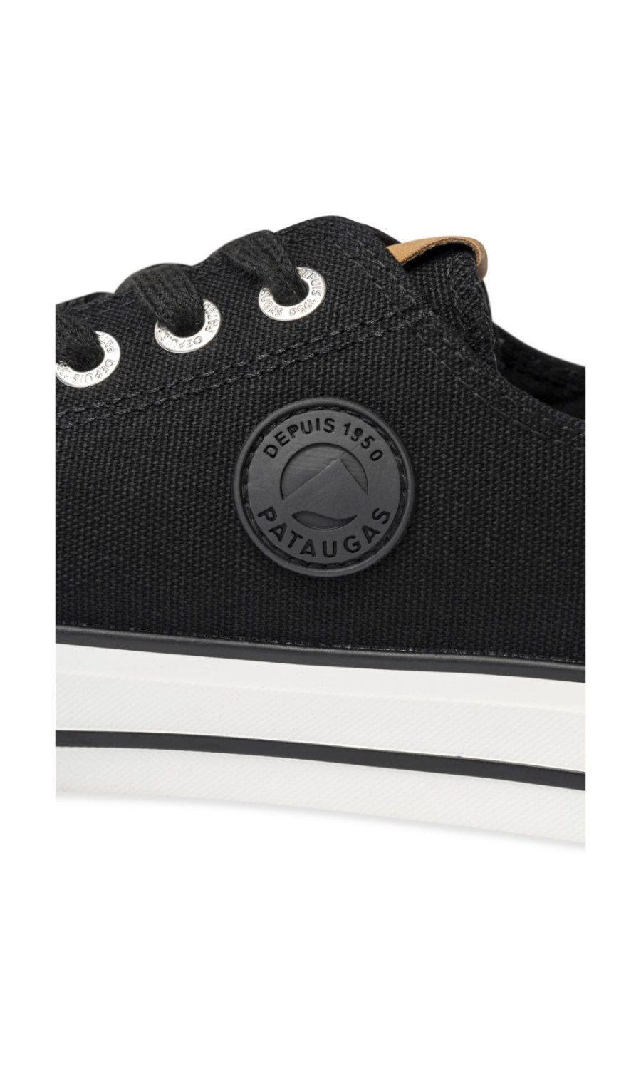 Baskets en toile bout renforcé noires