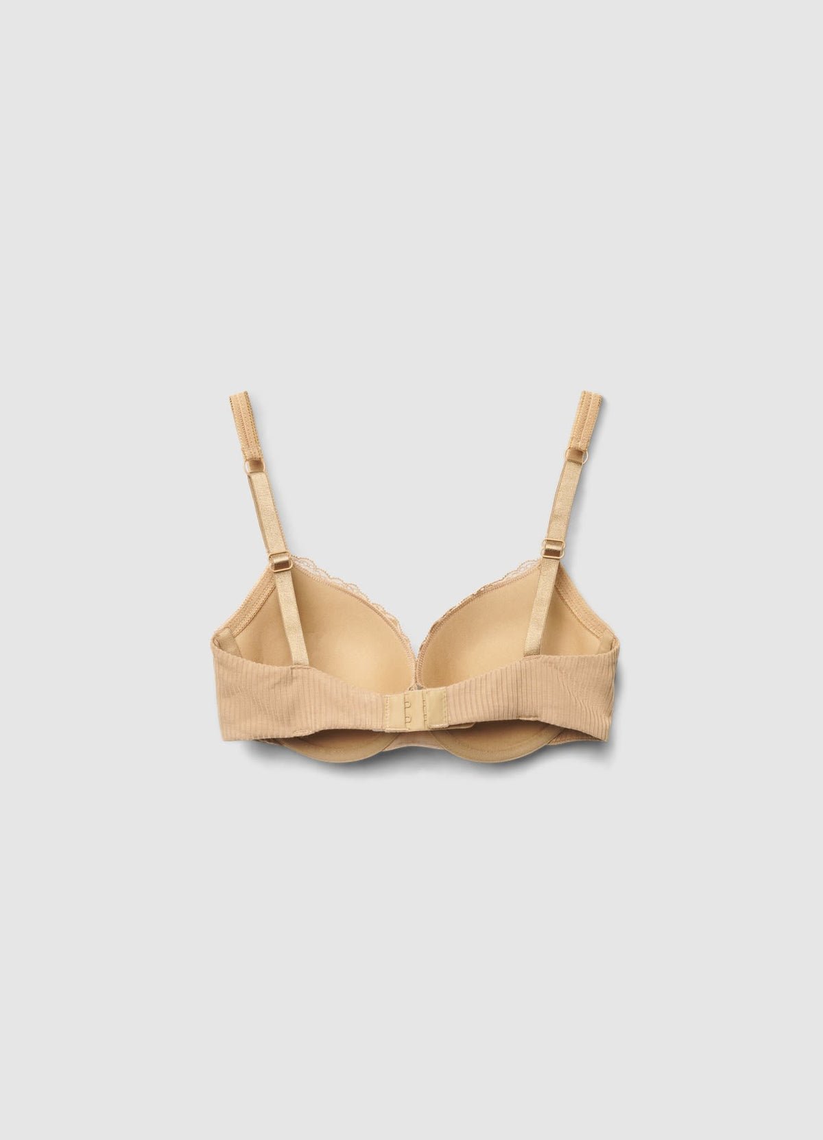 Floral lace push-up bra