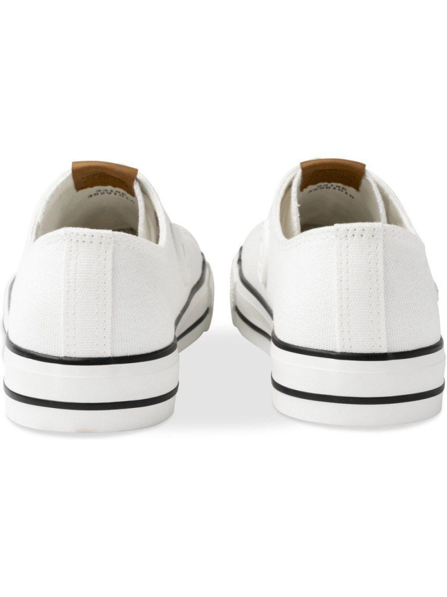 Baskets en toile bout renforcé blanches