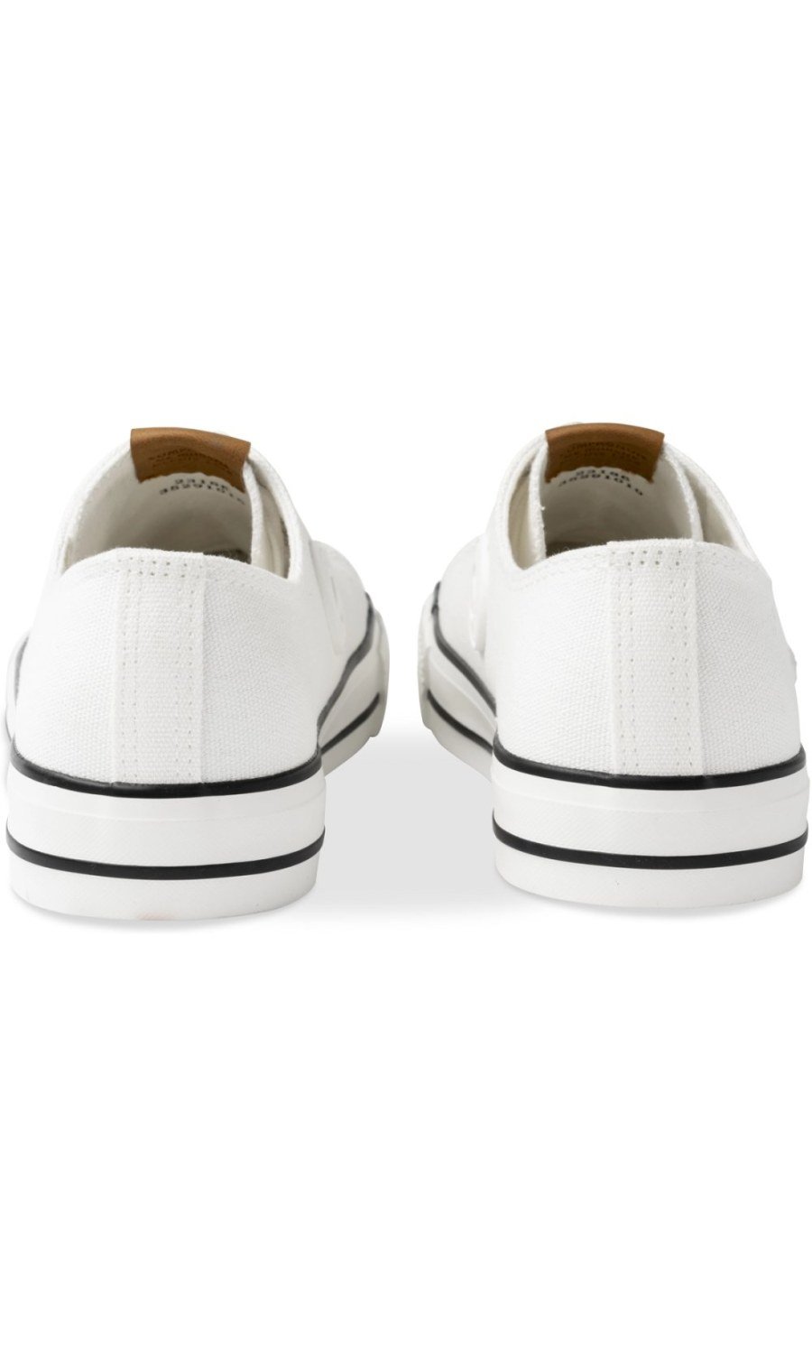 Baskets en toile bout renforcé blanches