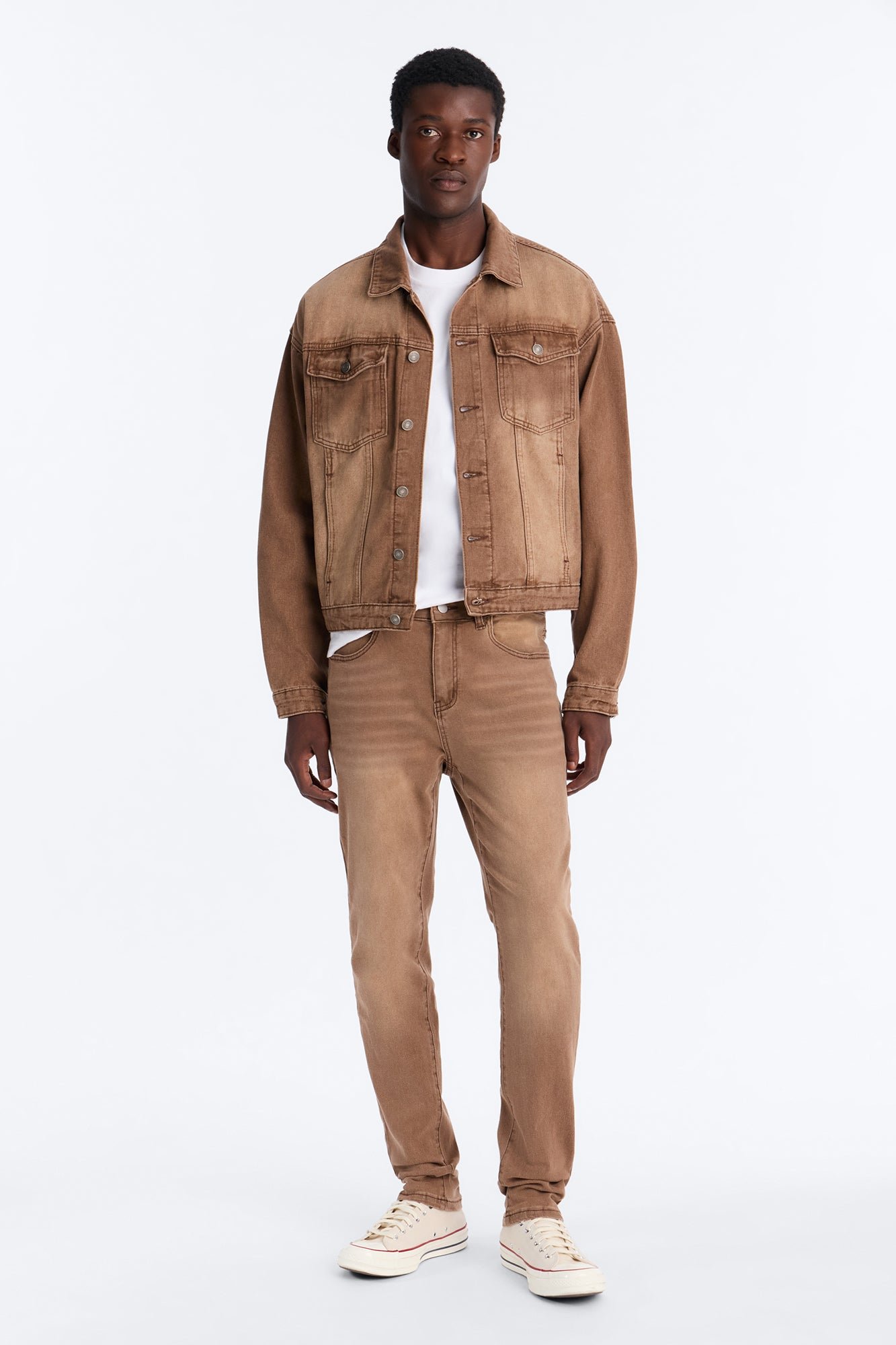 Faded Relaxed Trucker Denim Jacket