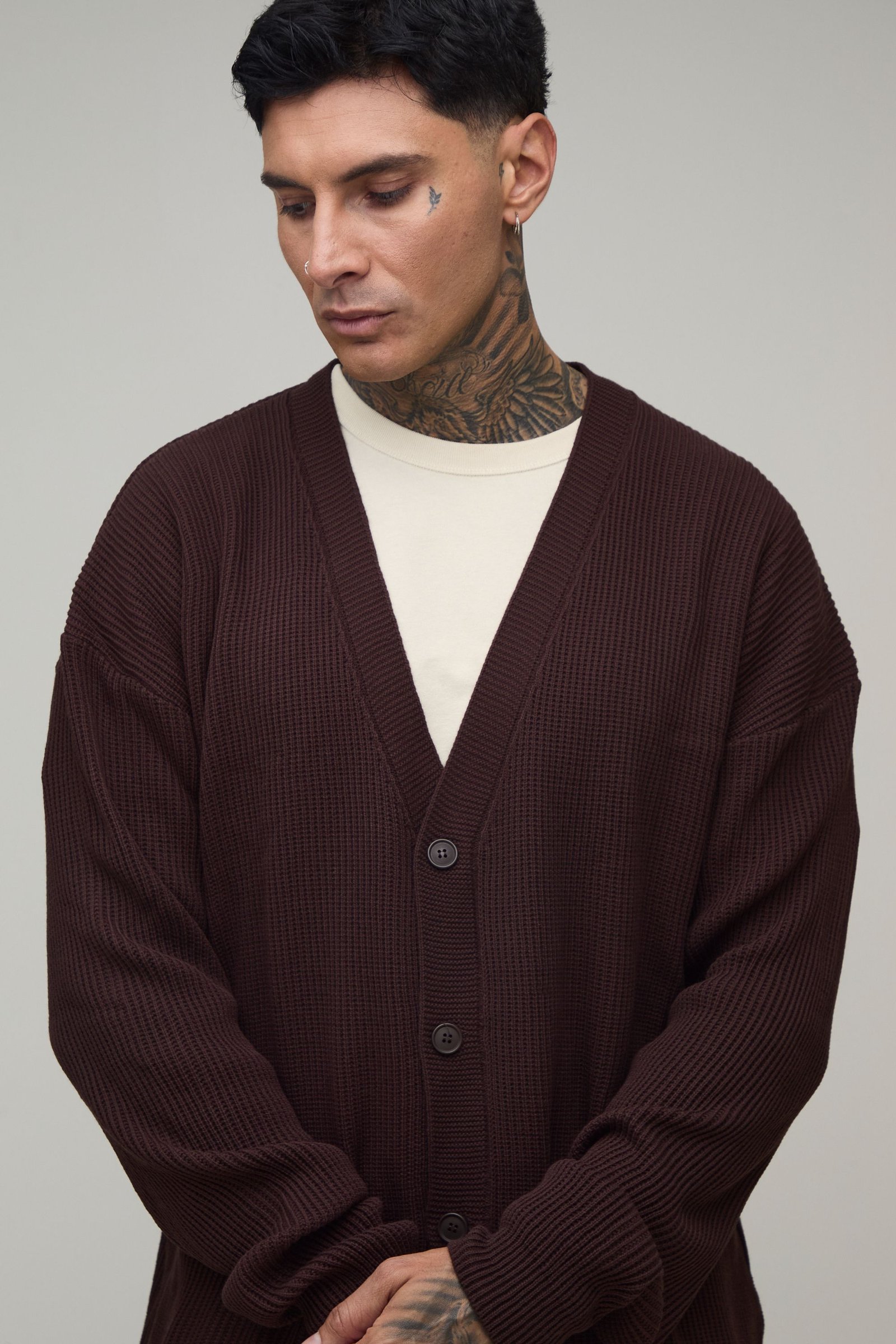 Cardigan twil côtelé - Tall
