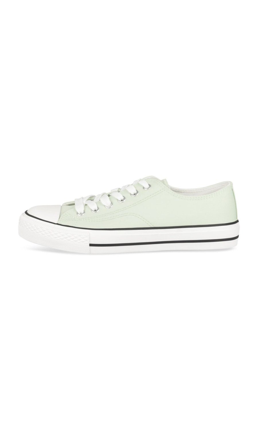 Baskets baskin b toile vert d'eau
