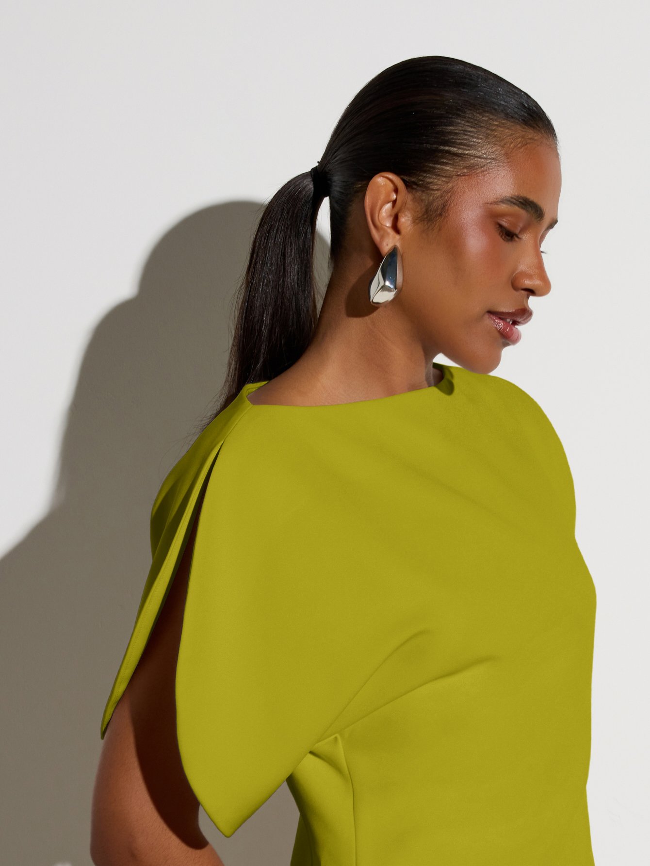 Robe mini droite b kmam cape structurées
