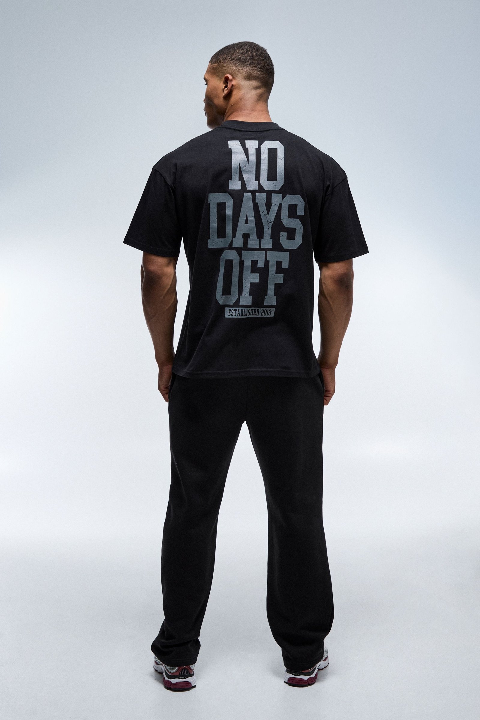 T-shirt oversize No Days Off b col twil