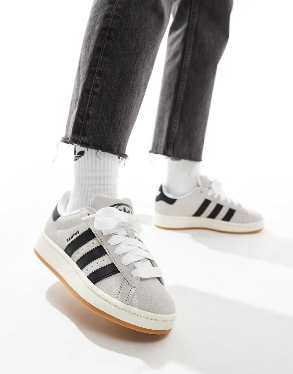 Baskets Campus 00s gris clair et noir