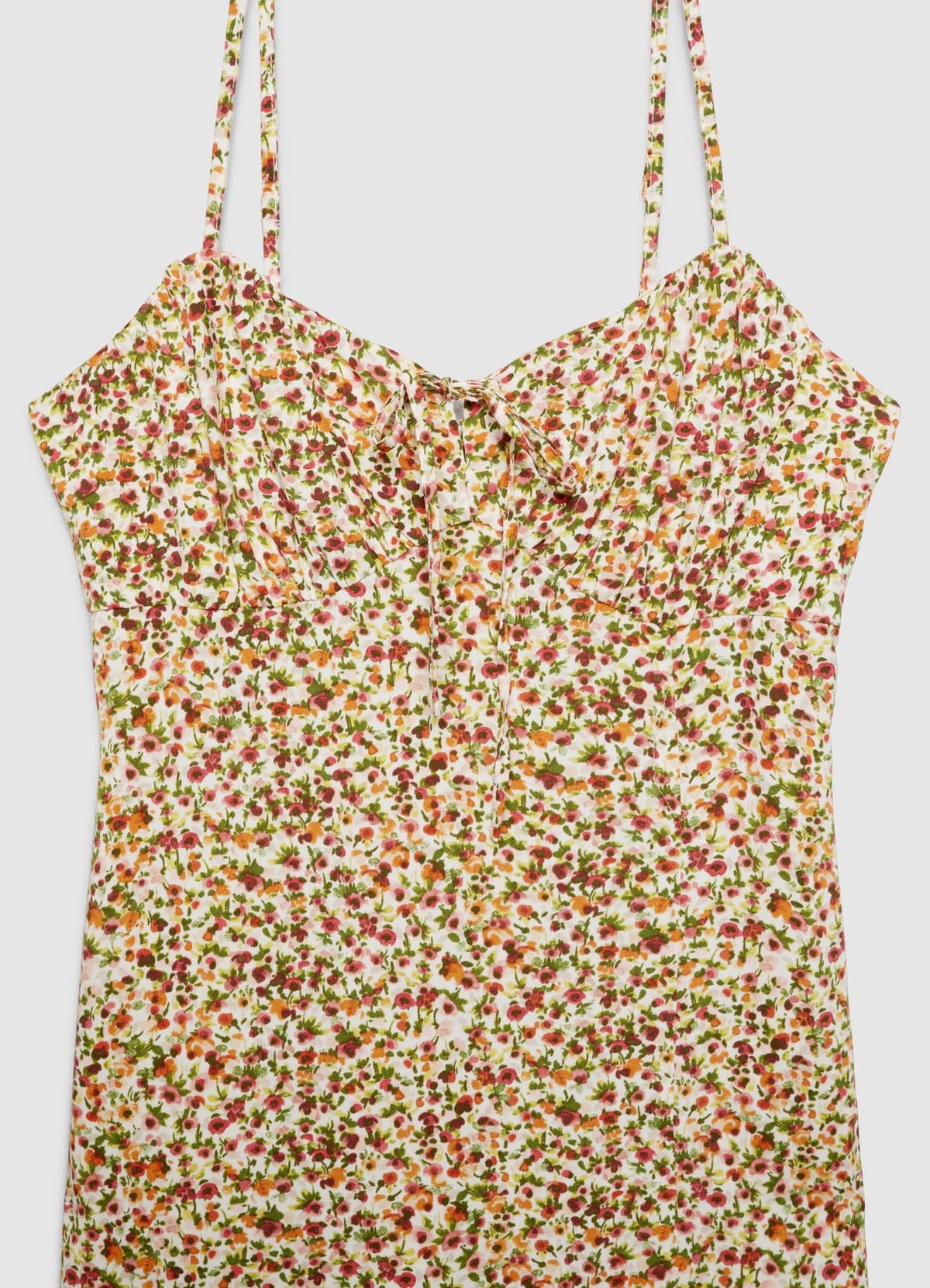 Floral maxi slip dress