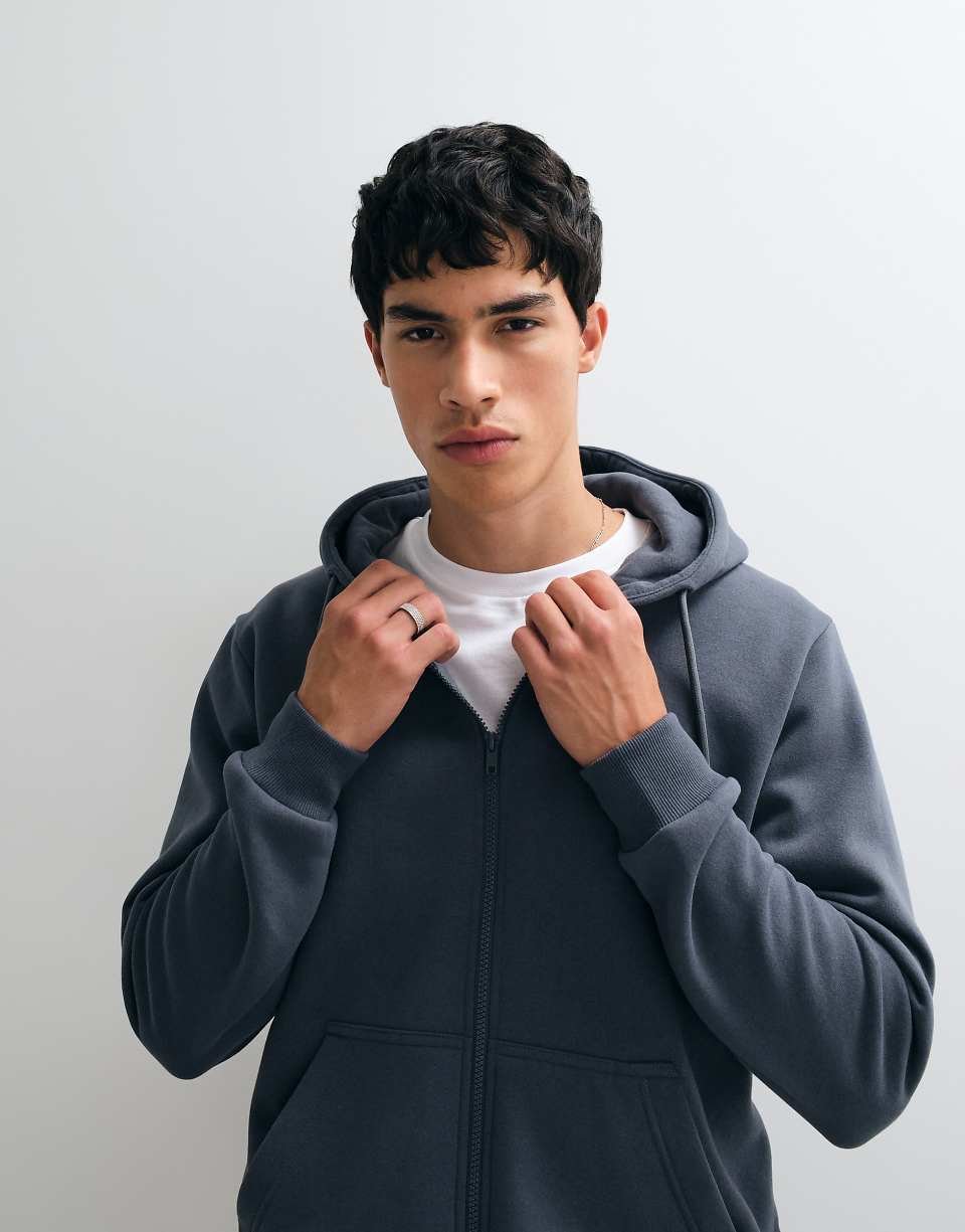 Hoodie oversize b zip rmadi ghameq